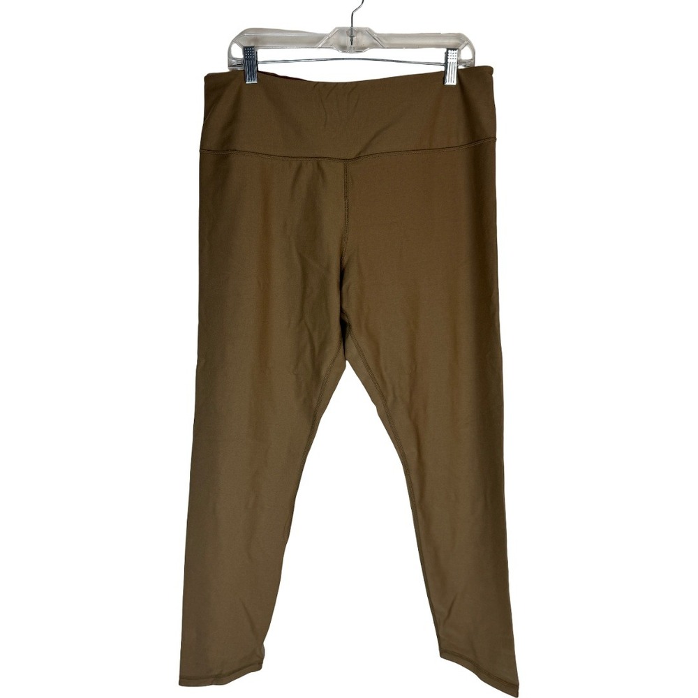 Women with Control Leggings Women‎ Large Taupe Olive Tummy Control